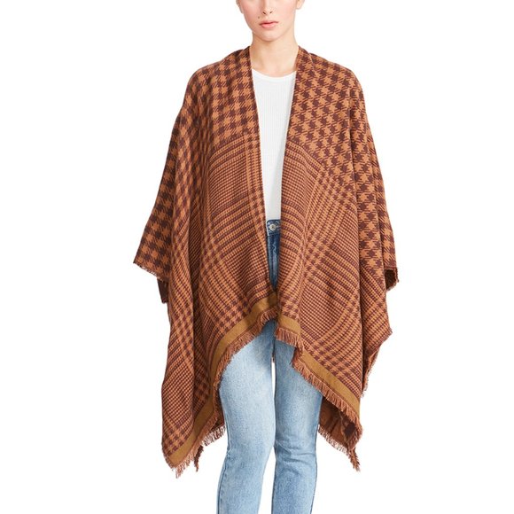Steve Madden Jackets & Blazers - Steve Madden Multi-Plaid Ruana